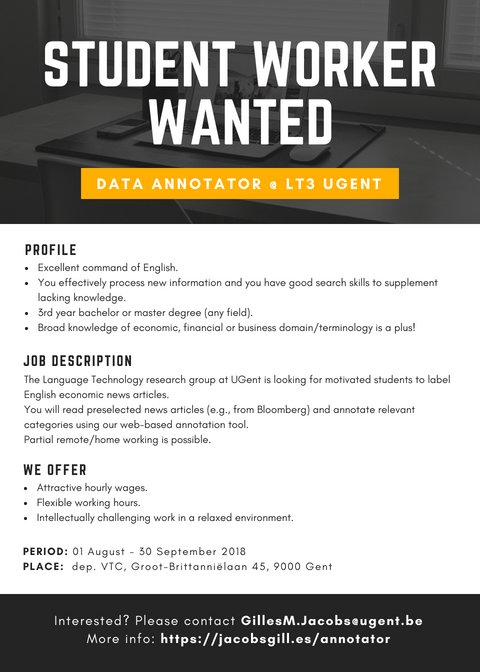 LT3 Annotator Event English Flyer