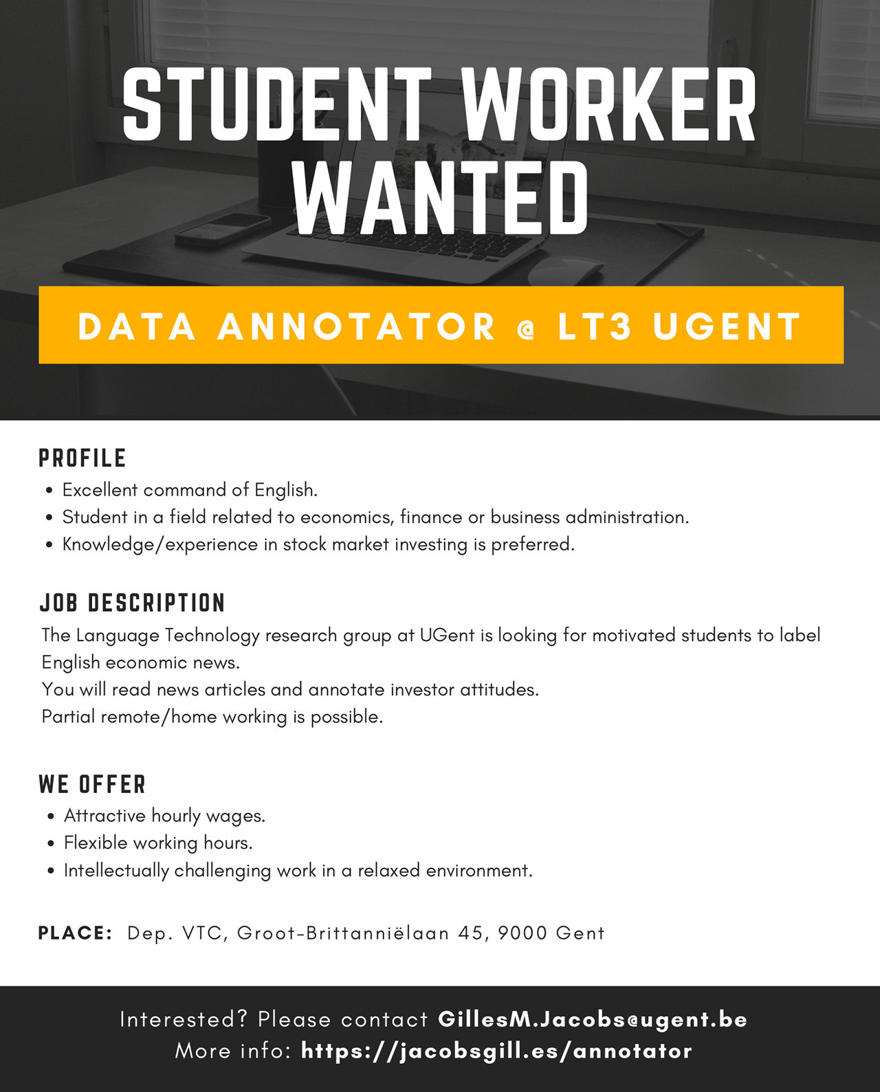 LT3 Annotator Event English Flyer